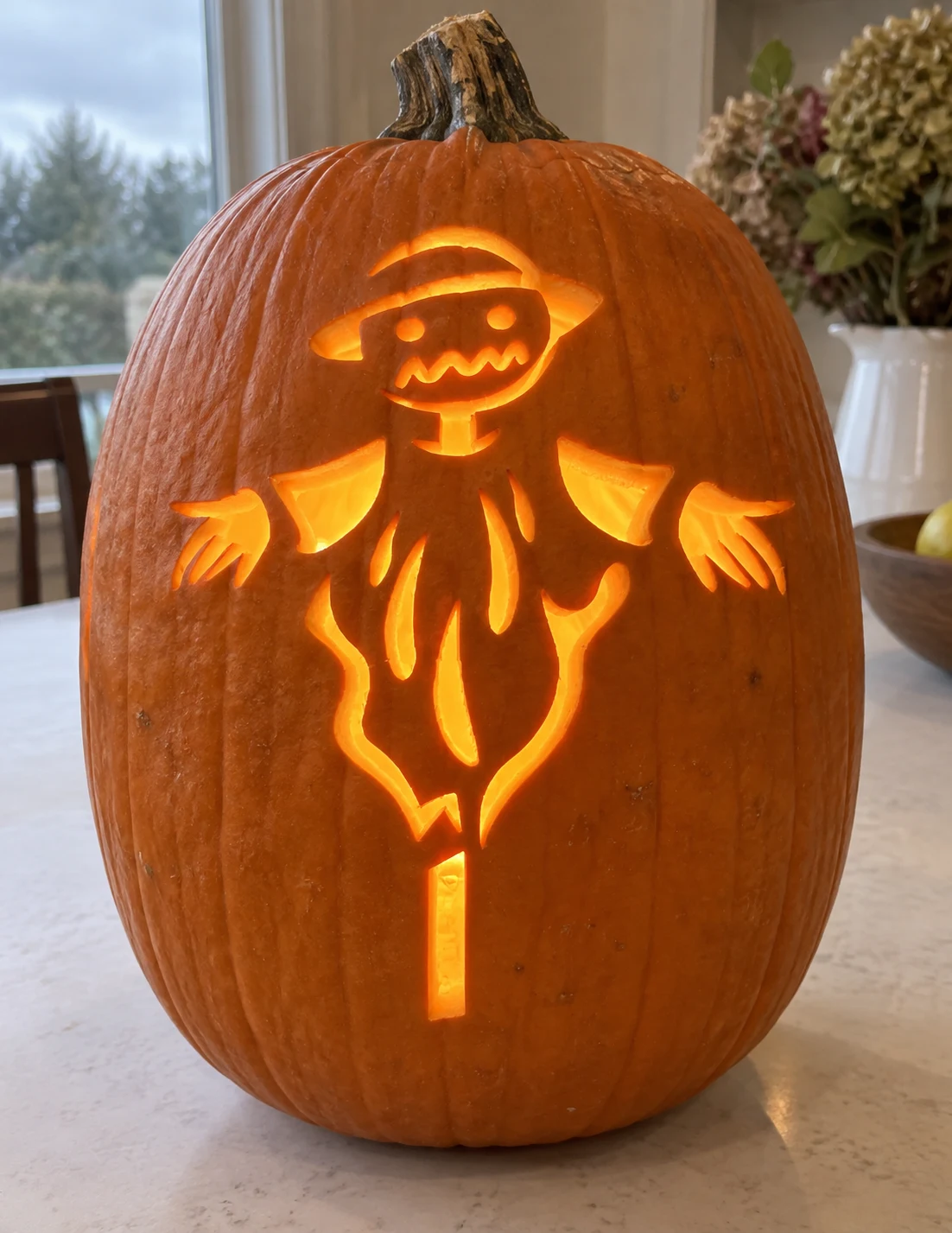 Scarecrow Pumpkin Stencil preview