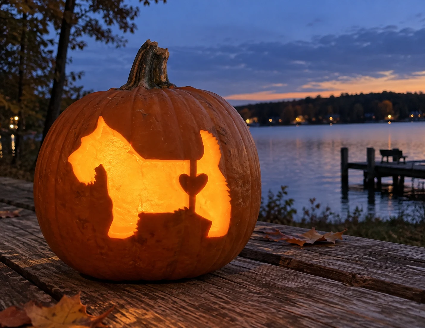 Schnauzer Pumpkin Stencil preview
