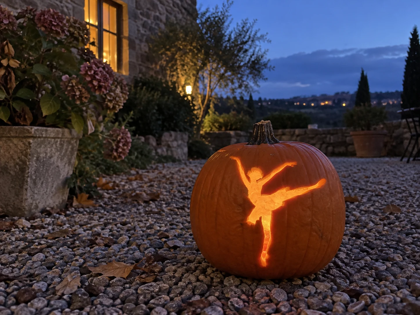 Ballerina Pumpkin Stencil preview