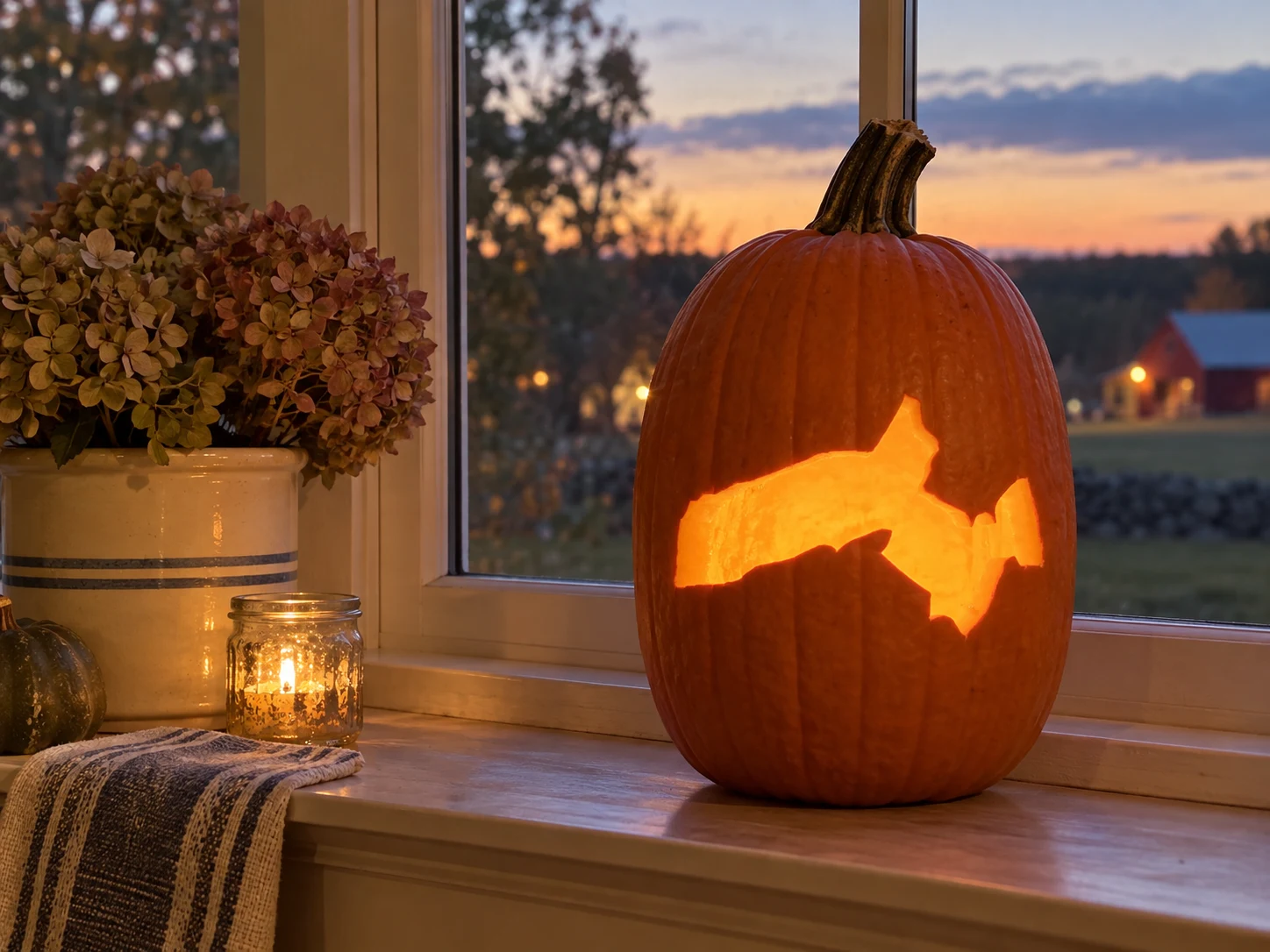 Massachusetts Pumpkin Stencil preview