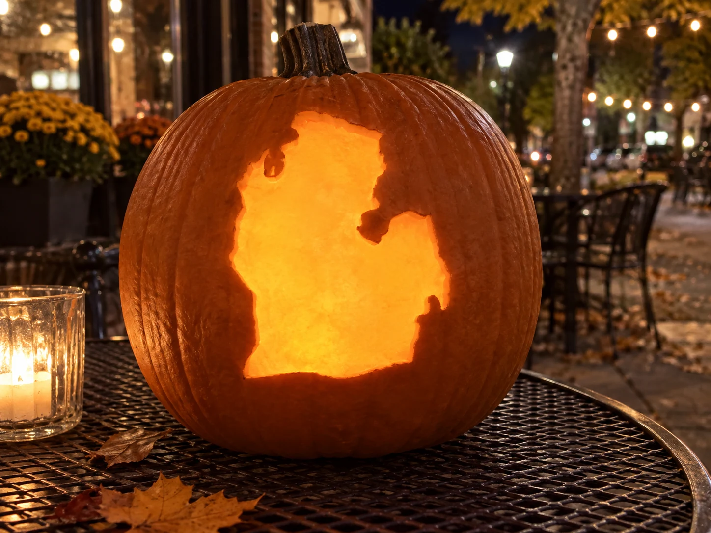 Michigan Pumpkin Stencil preview