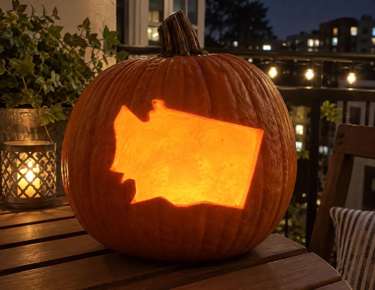 Washington State Pumpkin Stencil preview