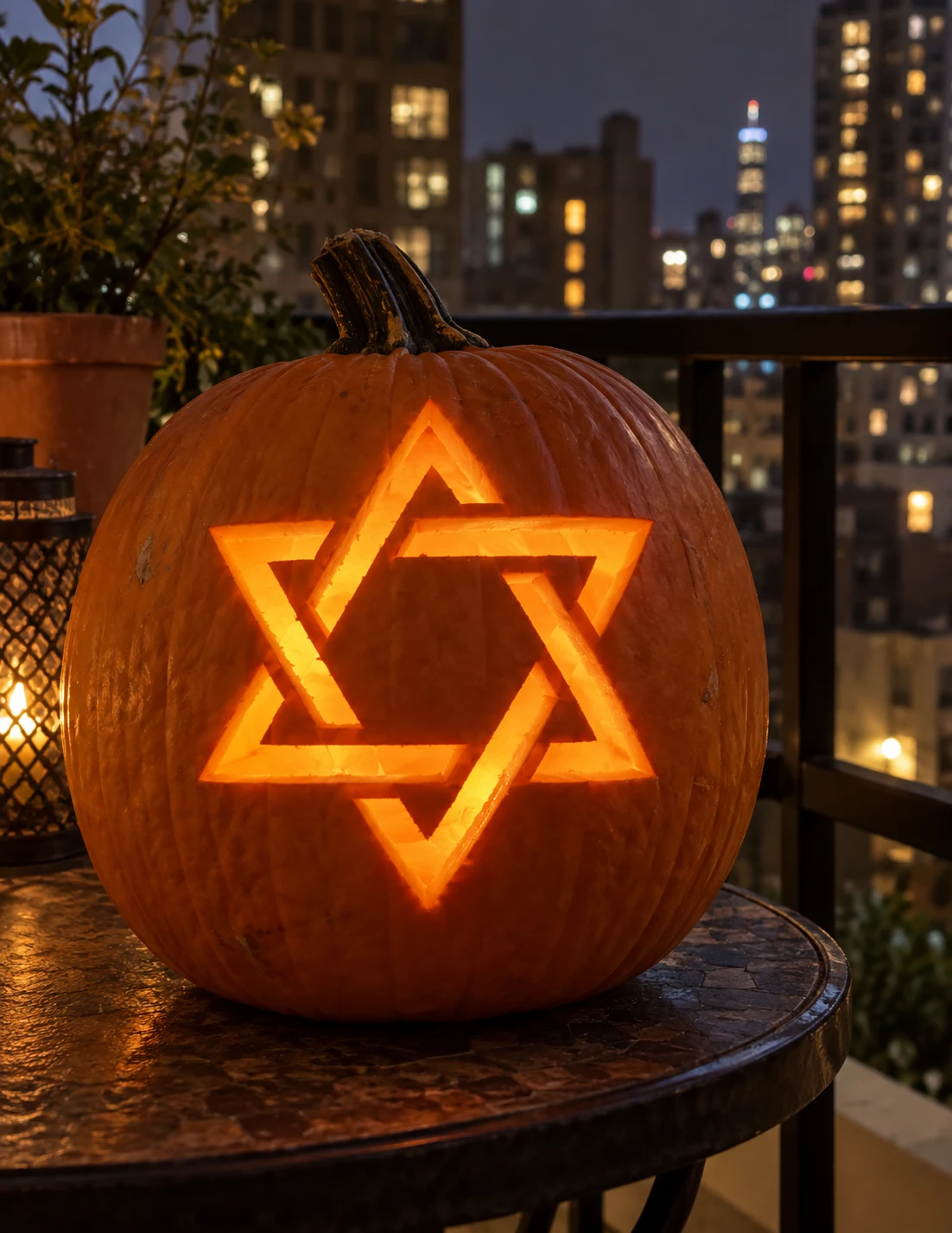 Star of David Pumpkin Stencil preview